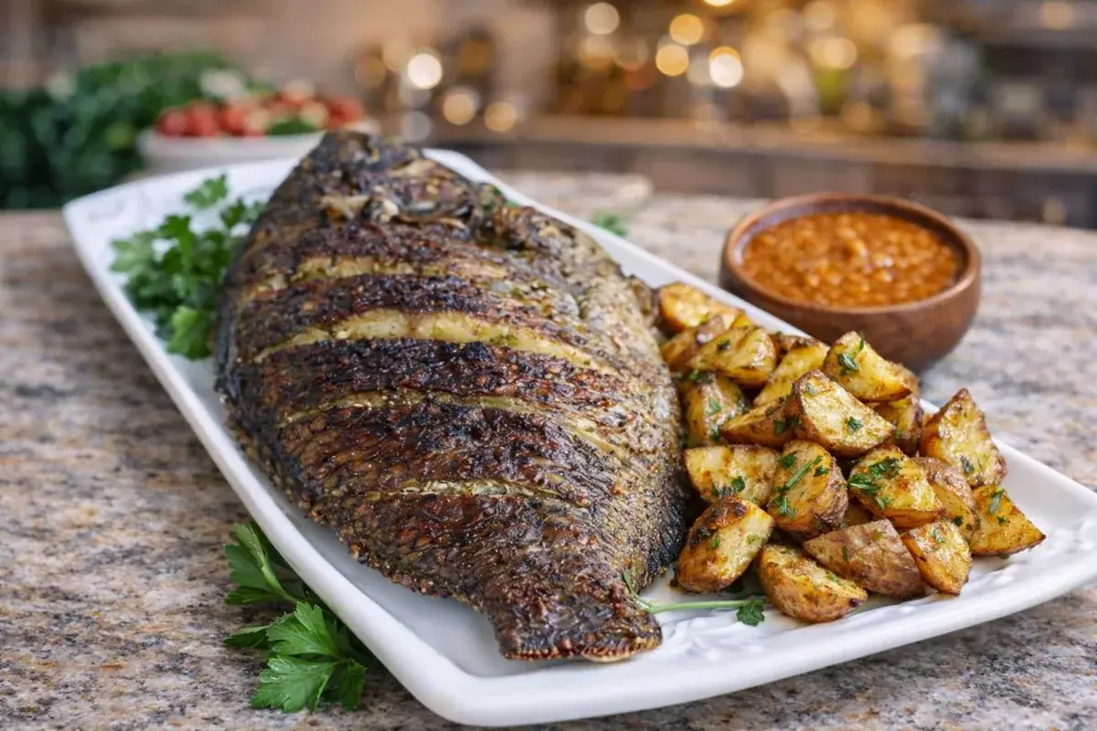 Grilled Tilapia with Potatoes