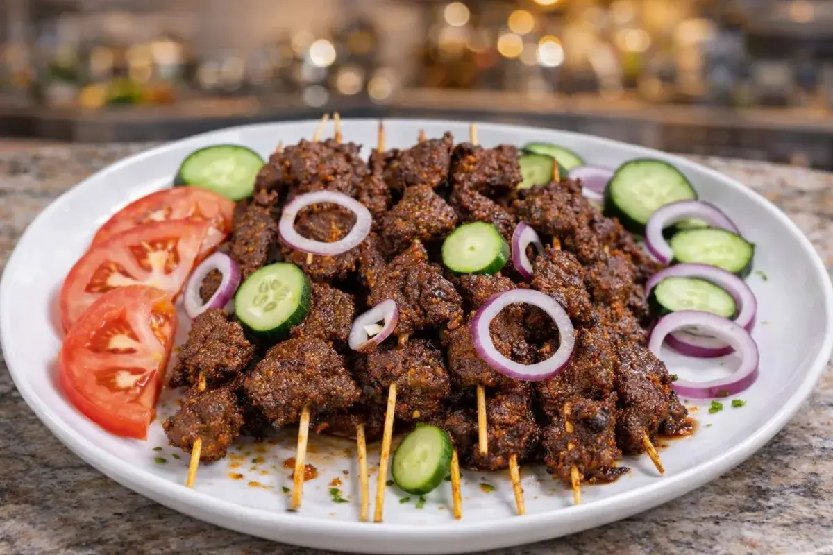 Beef Suya Skewers