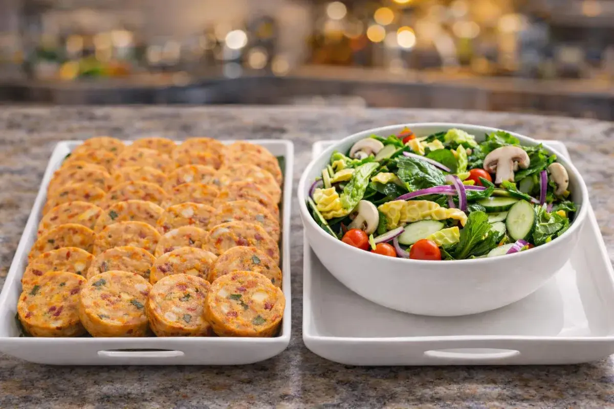 Coconut Moi-Moi with Salad