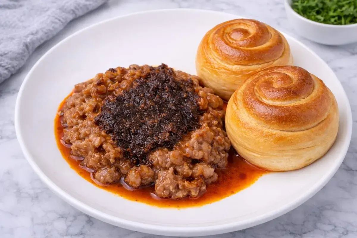 Ewa Agoyin with Agege Bread