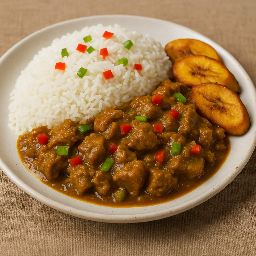 Banga Soup with Rice