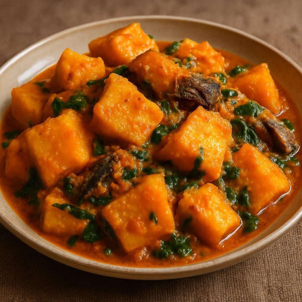 Vegetable Yam Porridge
